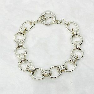 Chaps Bracelet with Toggle Clasp